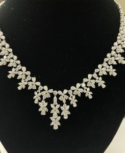 29.71 Carats Pear Brilliants, Marquise and Round Diamond Gala Necklace